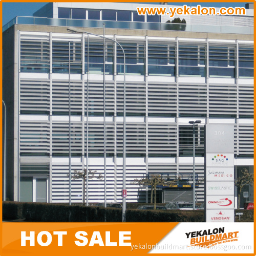 Yekalon Curtain Wall System Automatic Sun Shade Aluminum Window Louver Price